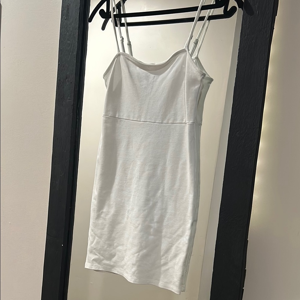 White Spaghetti Strap Dress